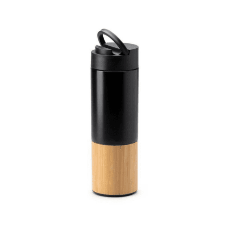 Stainless Steel Bottle With Bamboo