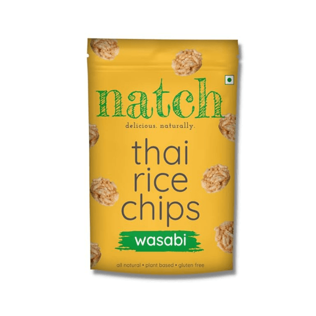 Natch Thai Sticky Rice Chips – Wasabi 100g