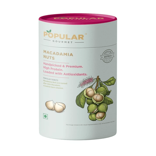 POPULAR GOURMET Macadamia Nuts – 200g