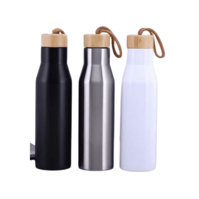 Vacuum Travel Bottle With Strap