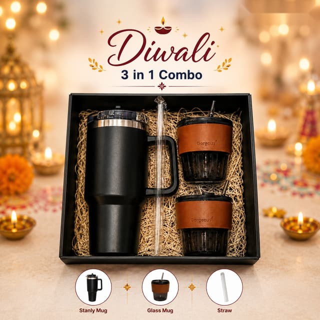 Diwali 3-in-1 Drinkware Combo