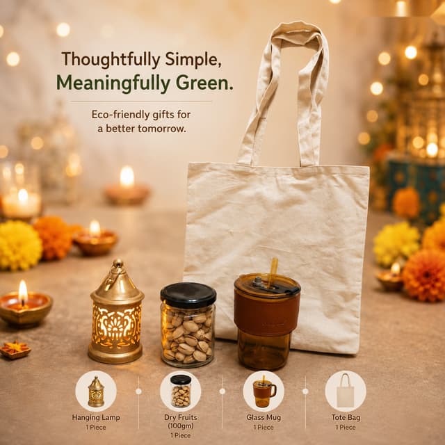 Thoughtfully Simple - Green Gift Tote