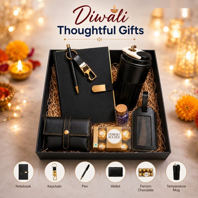 Diwali Thoughtful Gifts - Executive Black Set