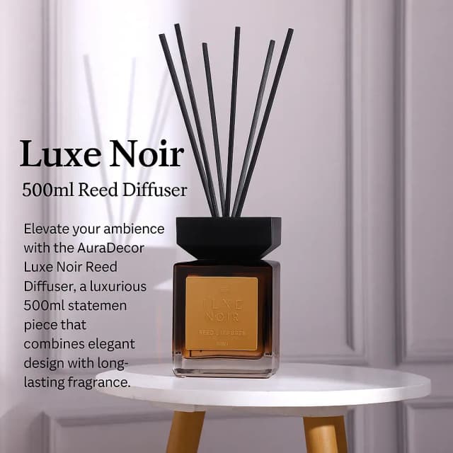 Luxe Noir Reed Diffuser, 500ml