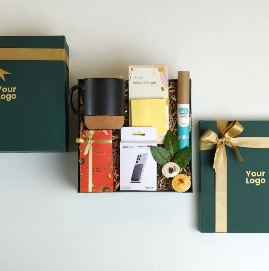Gift box and packaging with space for your logo