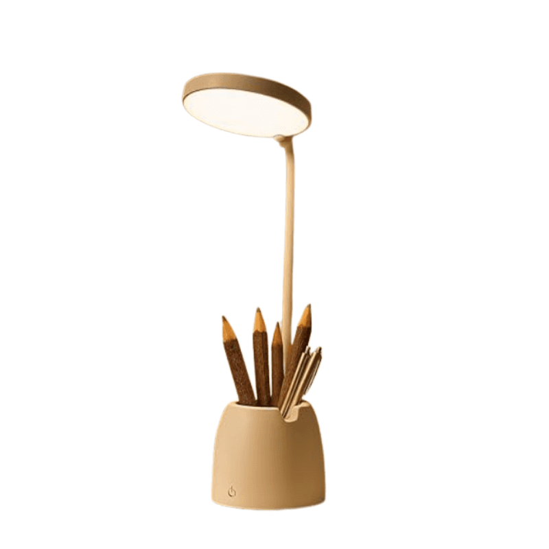 LED Study Lamp with Pen Stand & Mobile Holder