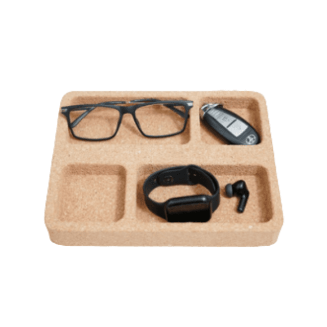 CORK TERRA DESK ORGANIZER TRAY