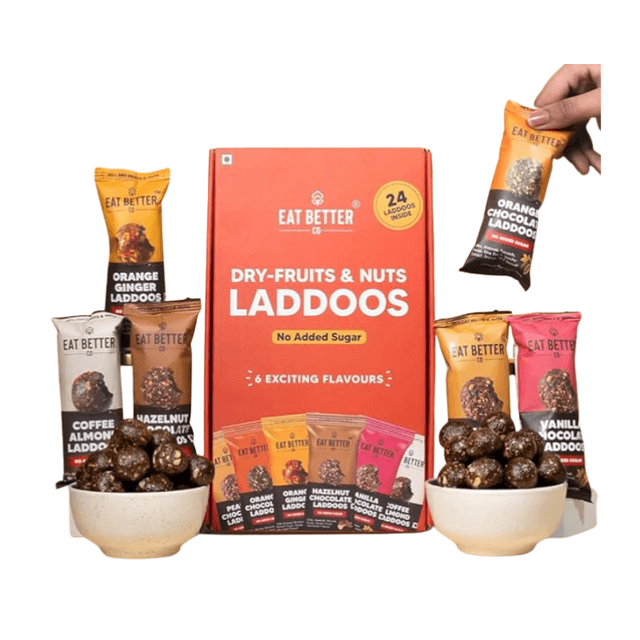 EAT Better Co. Assorted Laddoo Box – 24 pcs