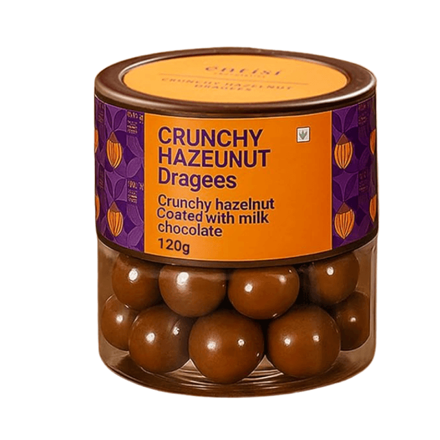 Entisi Nutties Hazelnut Chocolate Dragees – 120g