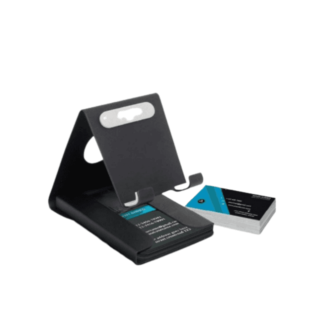 Metal Mobile Stand With Card Holder