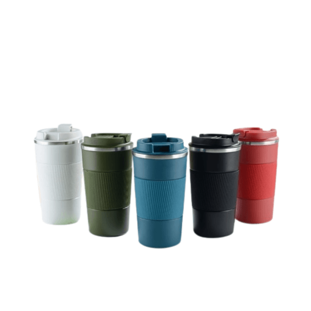 SS Vacuum Insulated Travel Mug with Grip