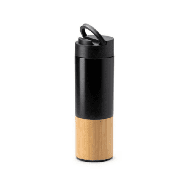 Stainless Steel Bottle With Bamboo