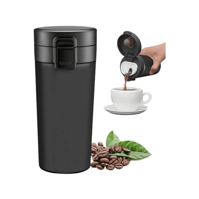 Stainless Steel Insulation Coffee Cup With Button