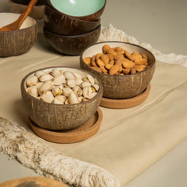 Natural Cream Round Bowl
