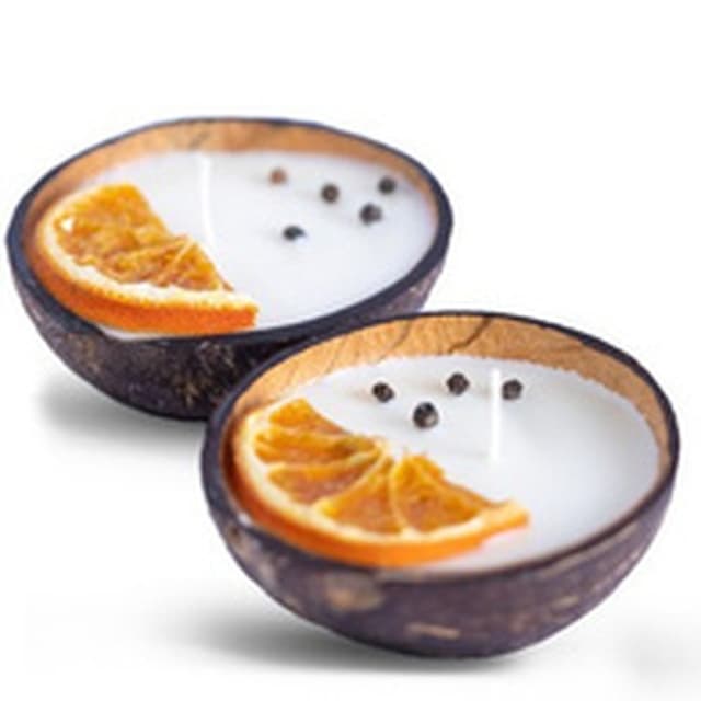 Orange Pepper Candle